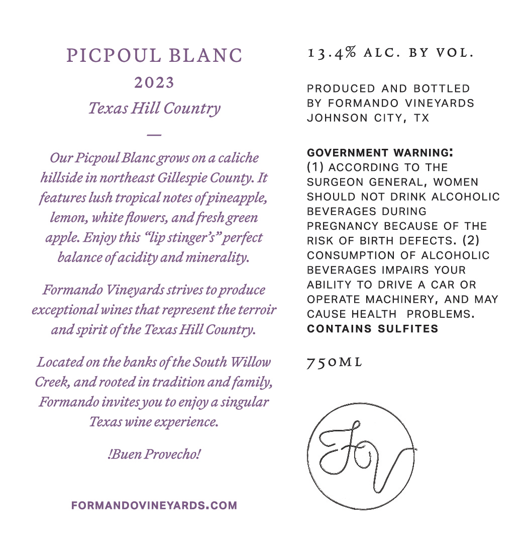 2023 Picpoul Blanc